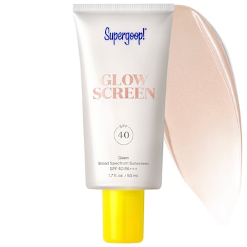 Солнцезащитный крем Glowscreen SPF 40 с гиалуроновой кислотой и ниацинамидом Supergoop!