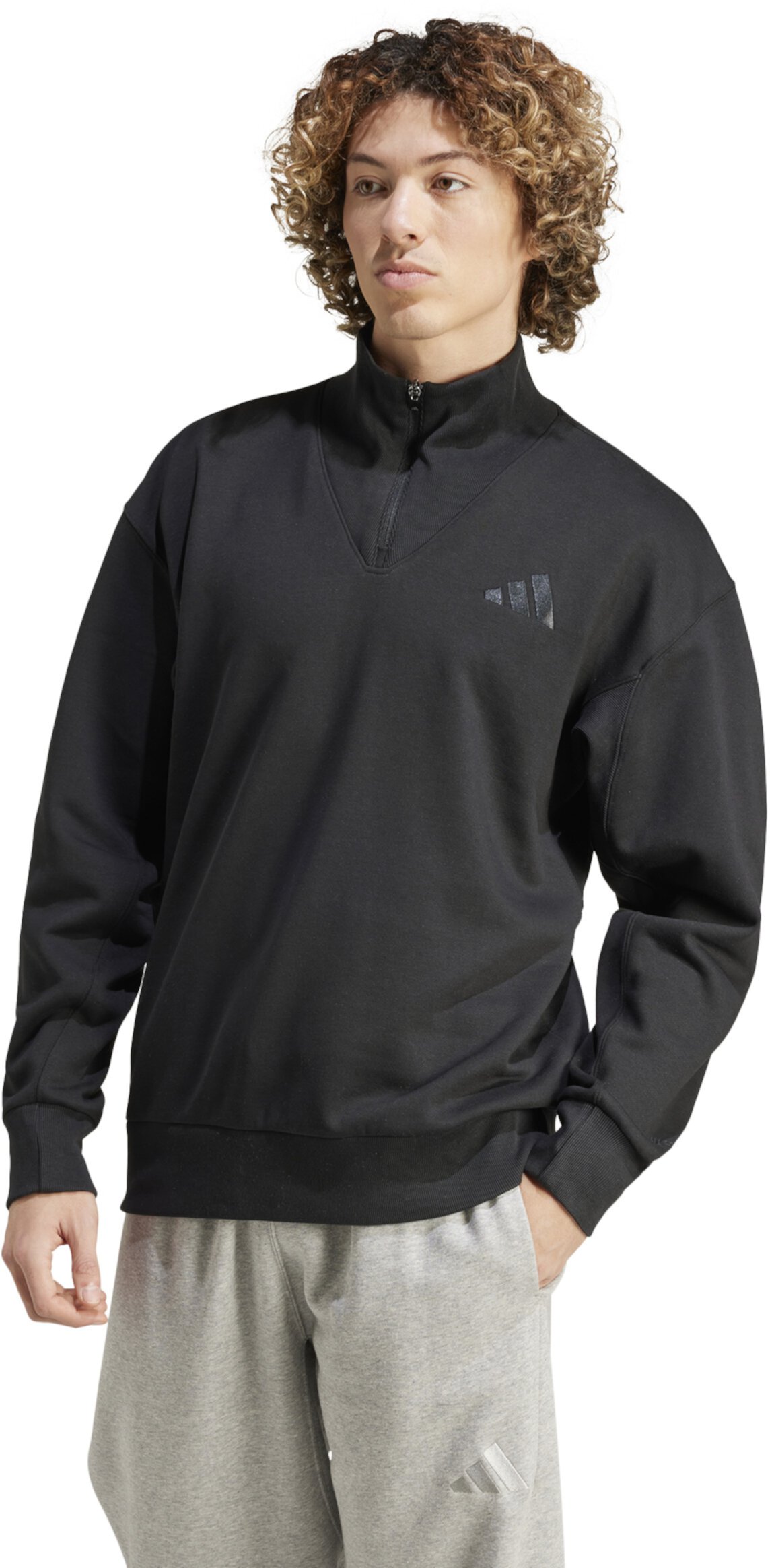 All SZN Fleece 1/4 Zip Crew Adidas