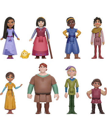Набор Disney's The Teens из 8 подвижных мини-куколок со звездами Wish