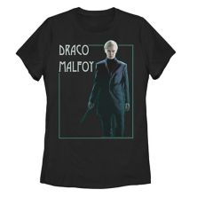 Юниорская футболка с портретным рисунком Драко Малфоя Гарри Поттер и простая рамка Harry Potter
