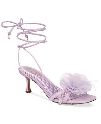 Женские туфли на каблуке с цветочным узором Pammie с завязкой на щиколотке Sam Edelman
