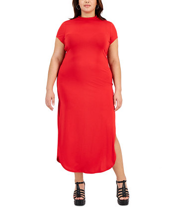 Модное платье макси больших размеров с вырезом на спине Full Circle