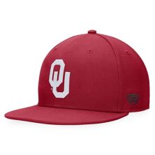 Men's Top of the World Crimson Oklahoma Sooners Fitted Hat Top of the World