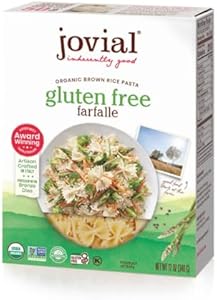 Jovial, Pasta Farfalle Brown Rice Organic, 12 Ounce Jovial