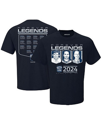 Мужская темно-синяя футболка NASCAR Class of Fame 2024 Checkered Flag Sports