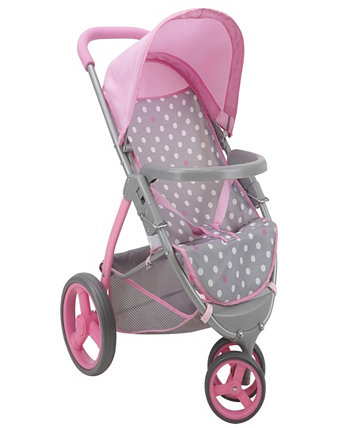 Crew - Cotton Candy Pink Doll Jogger Stroller 509