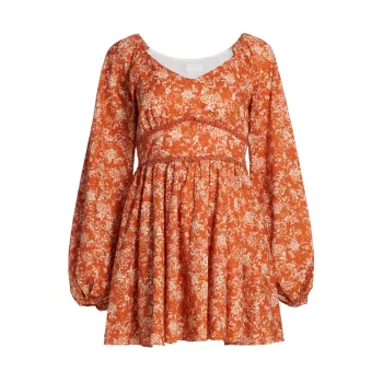 Blakely Floral Mini-Dress CAROLINE CONSTAS