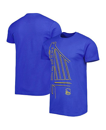 Мужская и женская футболка Royal Golden State Warriors Element с логотипом в стиле поп-музыки Stadium Essentials