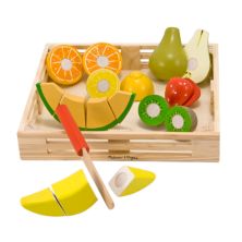 Набор фруктов Melissa & Doug Cutting Fruit — деревянный кухонный аксессуар Play Food, разноцветный Unbranded