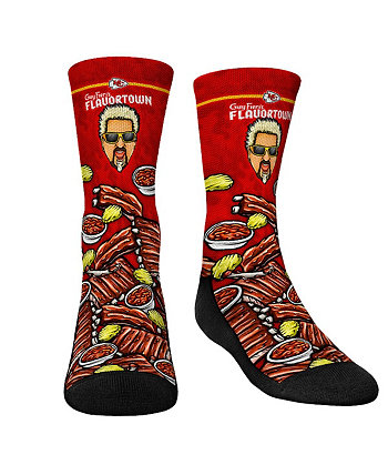 Молодежные носки для мальчиков и девочек Kansas City Chiefs NFL x Guy Fieri’s Flavortown Crew Socks Rock 'Em