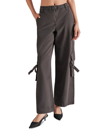 Women's Eos Cotton Wide-Leg Cargo Pants Steve Madden