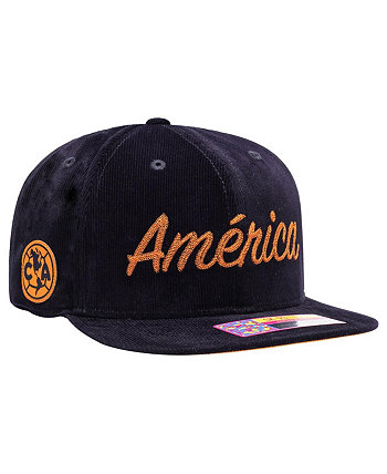 Мужская темно-синяя кепка Club America Plush Snapback Fan Ink