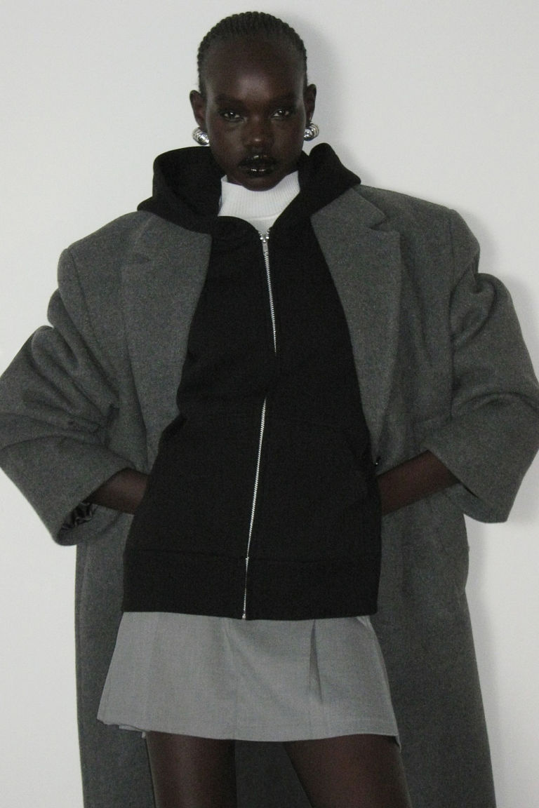Женская куртка-худи oversize H&M H&M