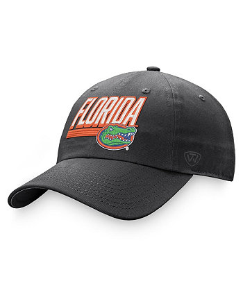 Мужская темно-серая регулируемая шляпа Florida Gators Slice Top of the World