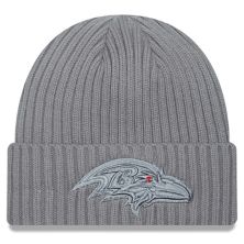 Youth New Era  Gray Baltimore Ravens Color Pack Cuffed Knit Hat New Era x Staple