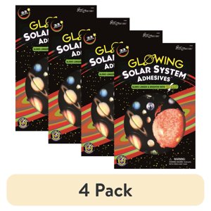 (4 pack) Solar System Adhesives University Games