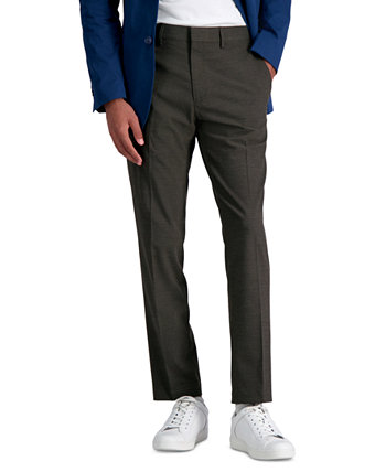 Мужские эластичные классические брюки с оконным стеклом приталенного кроя Kenneth Cole