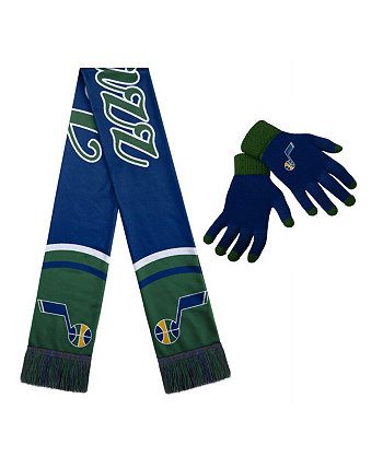 Женский комплект из перчаток и шарфа Utah Jazz FOCO