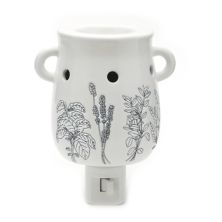 Sonoma Goods For Life® White Floral Outlet Wax Melt Warmer SONOMA