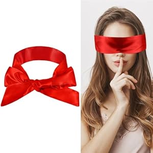 Маска для сна COMNICO Satin Sleep Eye Mask, 150см/59дюймов Регулируемая Комфортная Мягкая Маска для сна, Ночная Черная Заглушка света для Взрослых Путешествий Отдыха Медитации (Черный) COMNICO