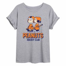 Футболка Juniors' Peanuts Hockey Club Flowy Licensed Character