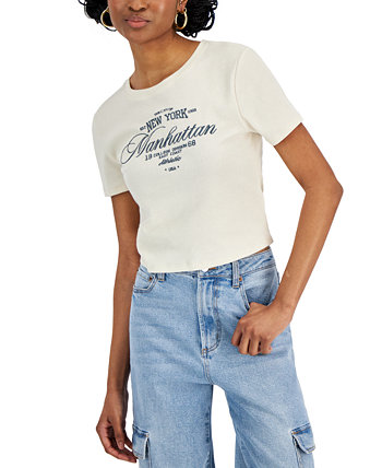 Juniors' Manhattan Baby T-Shirt Grayson Threads, The Label