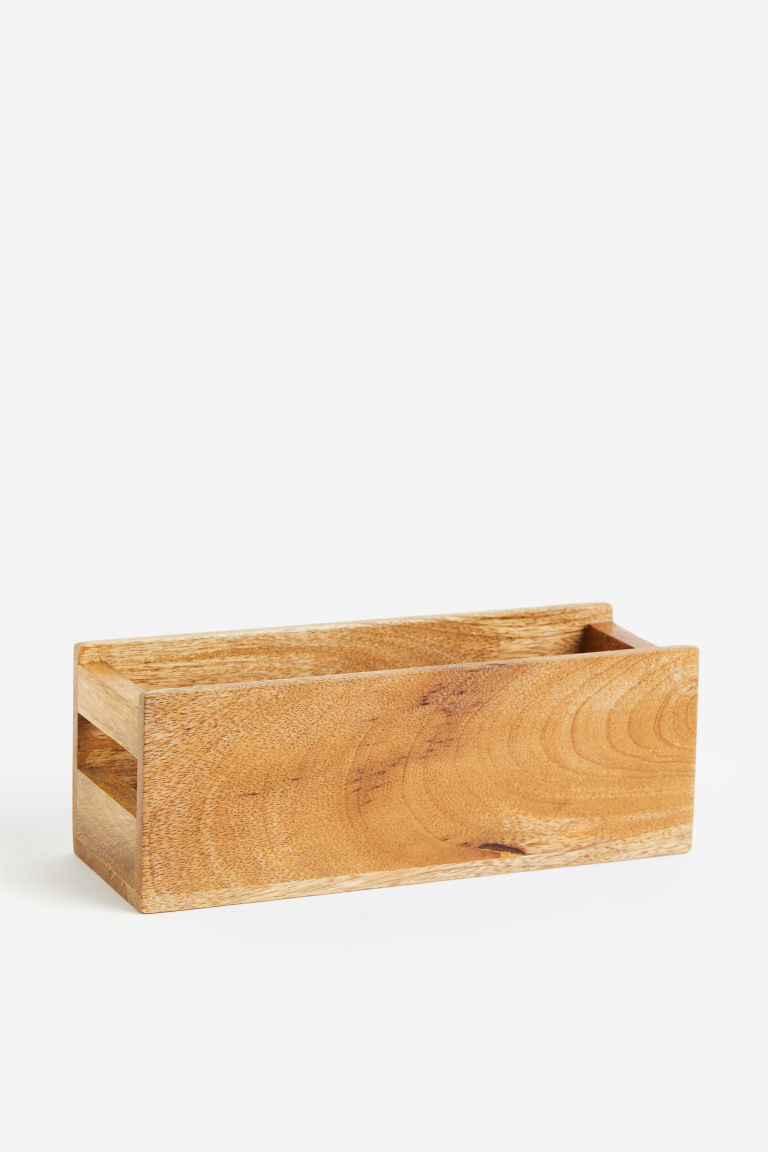 Деревянная коробка для специй H&M
