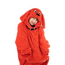 Unisex Clifford The Big Red Dog Kids Snugible Blanket Hoodie & Pillow Plushible