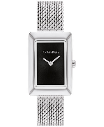 Женские серебряные часы-браслет из нержавеющей стали с двумя стрелками, 22,5 мм Calvin Klein