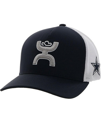 Темно-синяя, белая шляпа Big Boys Dallas Cowboys Flex Fit Hooey