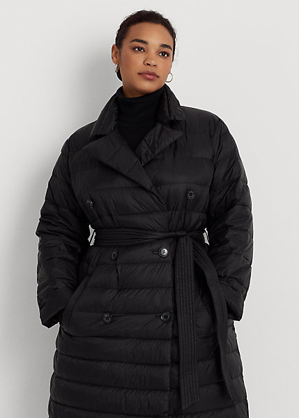 Wrap-Style Maxi Down Coat Ralph Lauren
