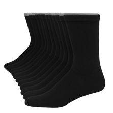 Мужские мягкие и прочные носки с круглым вырезом Hanes Ultimate®, 12 пар Hanes