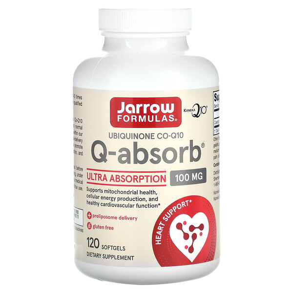Q-Absorb, 100 мг, 120 мягких капсул - Jarrow Formulas Jarrow Formulas
