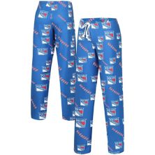 Женские спортивные синие брюки для сна New York Rangers Gauge с принтом по всей поверхности Unbranded
