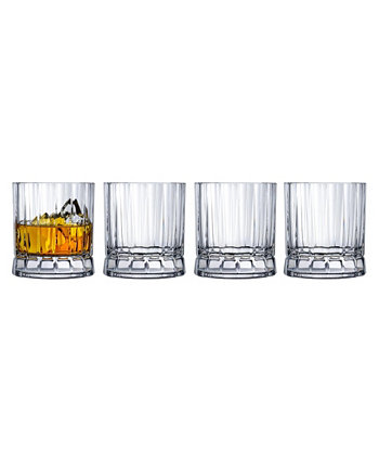 Wayne Whisky Glass, Set of 4 Nude Glass