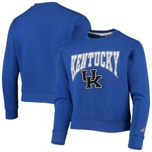 Youth League Collegiate Wear Royal Kentucky Wildcats Essential Pullover Sweatshirt League Collegiate Wear