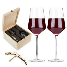 Wine Glass and Corkscrew Gift Box Viski