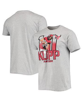 Мужская футболка Cooper Kupp Heathered Grey Eastern Washington Eagles Player Original Retro Brand