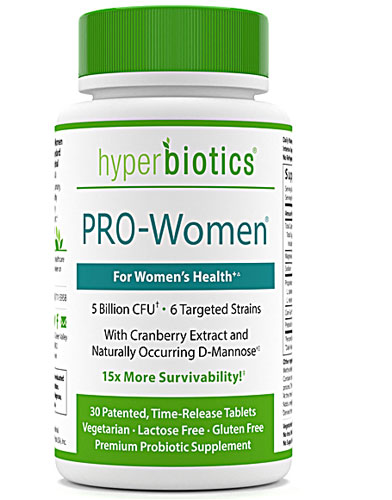 Hyperbiotics PRO-Women -- 5 миллиардов КОЕ - 30 таблеток пролонгированного действия Hyperbiotics