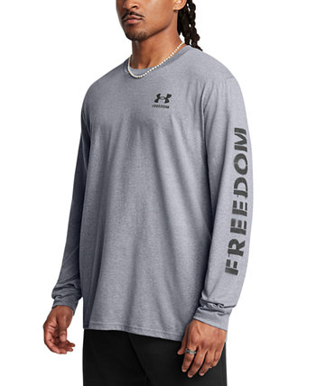 Men's Freedom Flag Graphic Long-Sleeve T-Shirt Under Armour