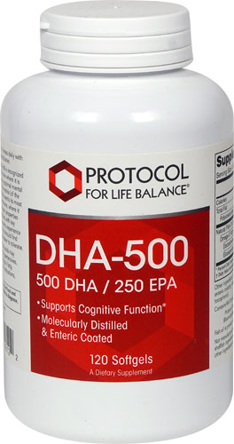 Протокол For Life Balance DHA-500 — 120 мягких капсул Protocol for Life Balance