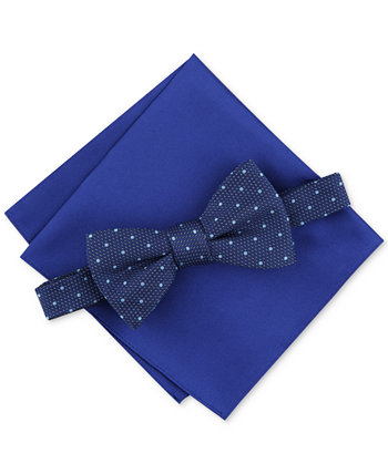 Мужской комплект с галстуком-бабочкой и нагрудным платком Marshall Dot, созданный для Macy's Alfani