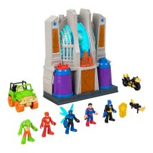 Fisher-Price Imaginext DC Super Friends Hall of Justice Playset with Batman & Superman Figures Imaginext