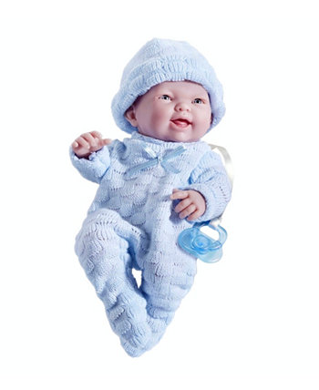 Mini La Newborn All Vinyl Smiling Realistic 9,5-дюймовая анатомически правильная кукла Real Boy, предназначенная для детей от 2 лет и старше, разработанная компанией Berenguer JC Toys