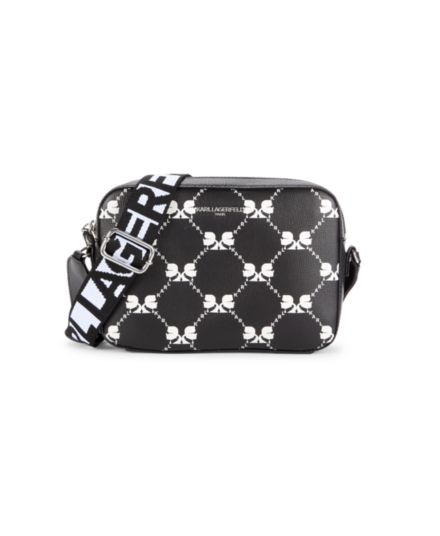 Karl Lagerfeld Simone Lunchbox Crossbody in Black