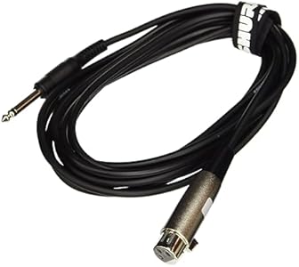 Shure C15AHZ 15-Feet Cable with 1/4-Inch Phone Plug on Equipment End Shure