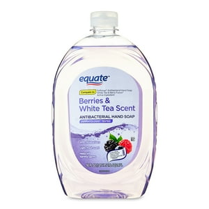 Equate Liquid Hand Soap, Berries & White Tea Scented, 50 oz Equate