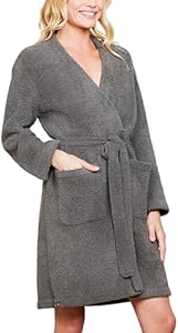 Barefoot Dreams womens Cozychic Solid Robe Barefoot Dreams