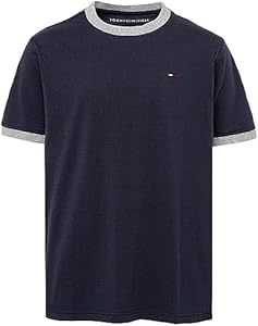 Tommy Hilfiger Boy's Short Sleeve Ringer Crew Neck T-Shirt Tommy Hilfiger