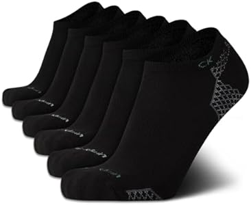 Calvin Klein Men's Low Cut Socks - 6 Pack Performance Cushion Comfort No Show Socks - Athletic Socks for Men (7-12) Calvin Klein